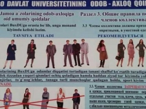 Başörtüsü yasak Kravat Zorunlu