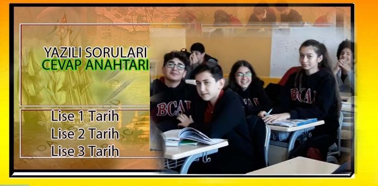 9. Sınıf Tarih Dersi Yazılı Soruları ve Cevap Anahtarları