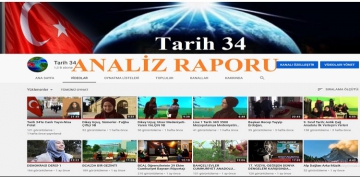 Tarih 34 You Tube Kanalnn Aylk Analiz Raporu