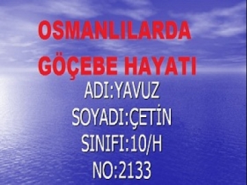 Osmanllarda Gebe Hayat