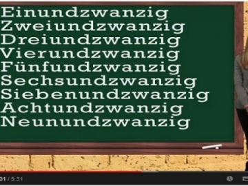 German Lesson 16 - More numbers: to count to 100! 