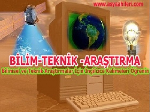 Bilim ve Teknik le lgili ngilizce Kelimeler