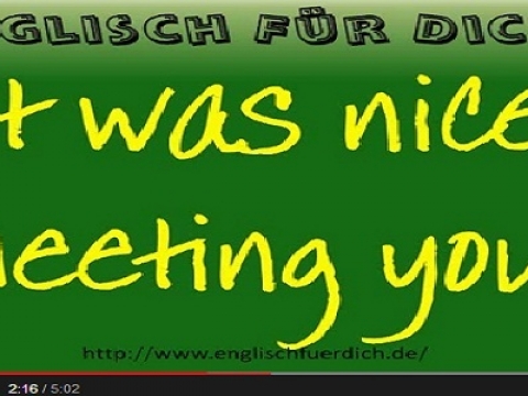 Englisch lernen Teil 24