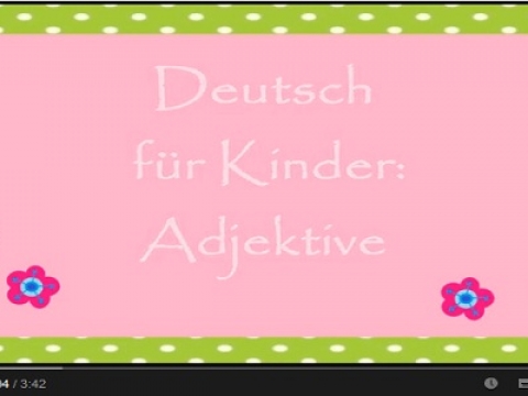 Lernen Adjektive