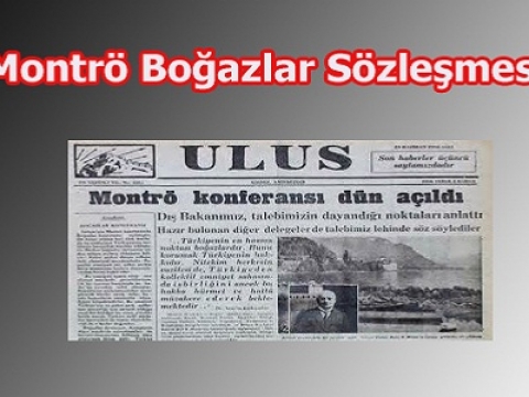 Montrö Boğazlar Sözleşmesi