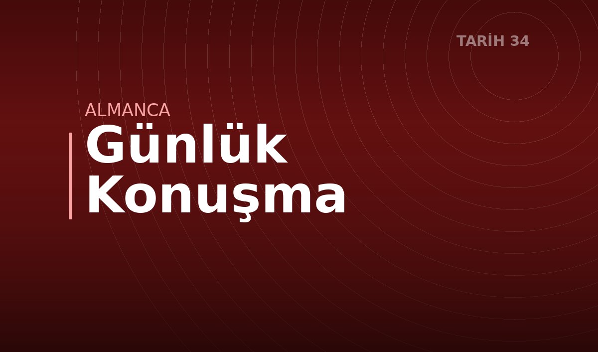 Günlük Konuşma 