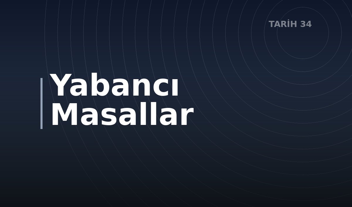 Yabancı Masallar