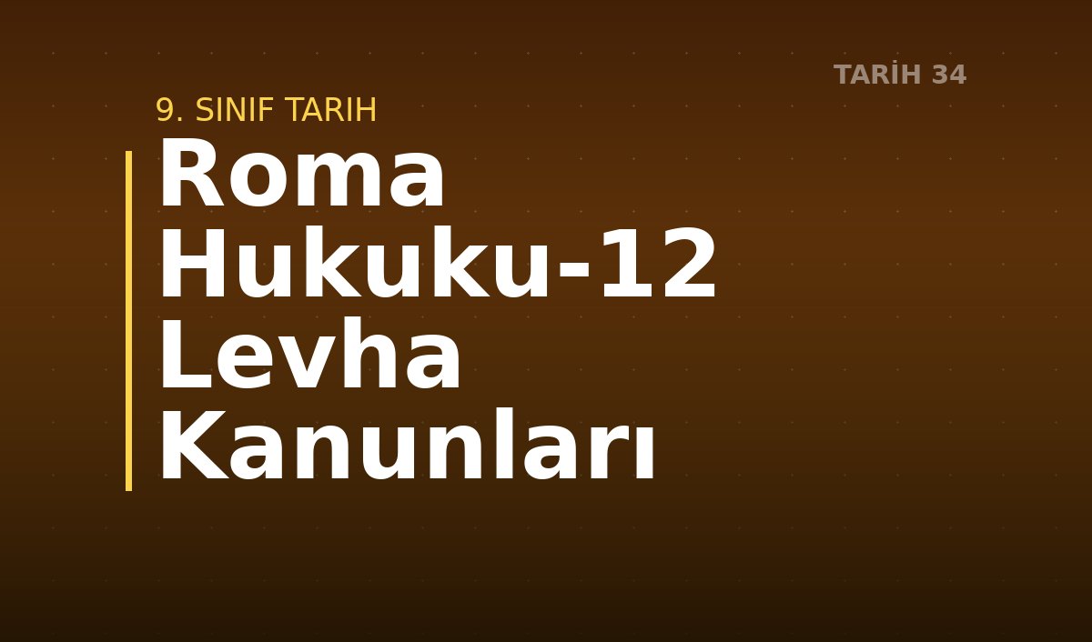 Roma Hukuku-12 Levha Kanunları