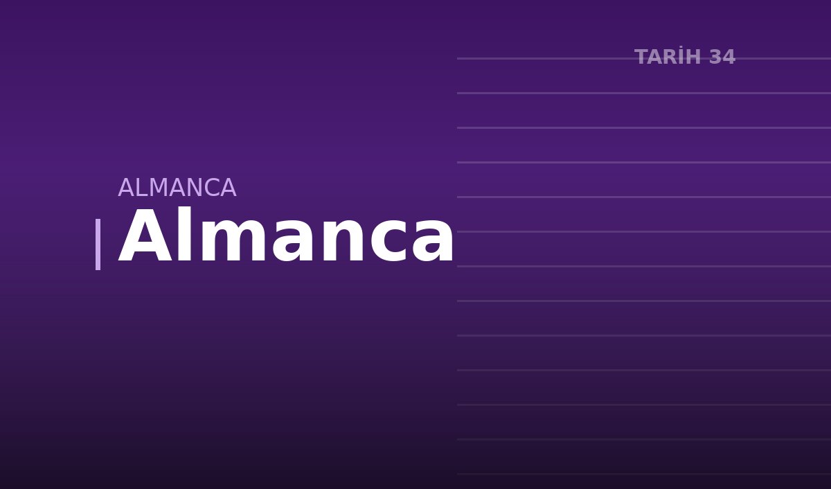 Almanca 