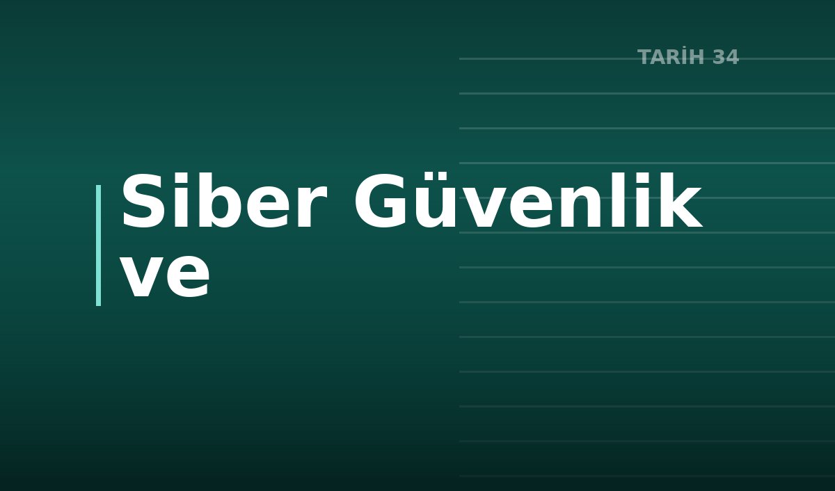 Siber Güvenlik ve 