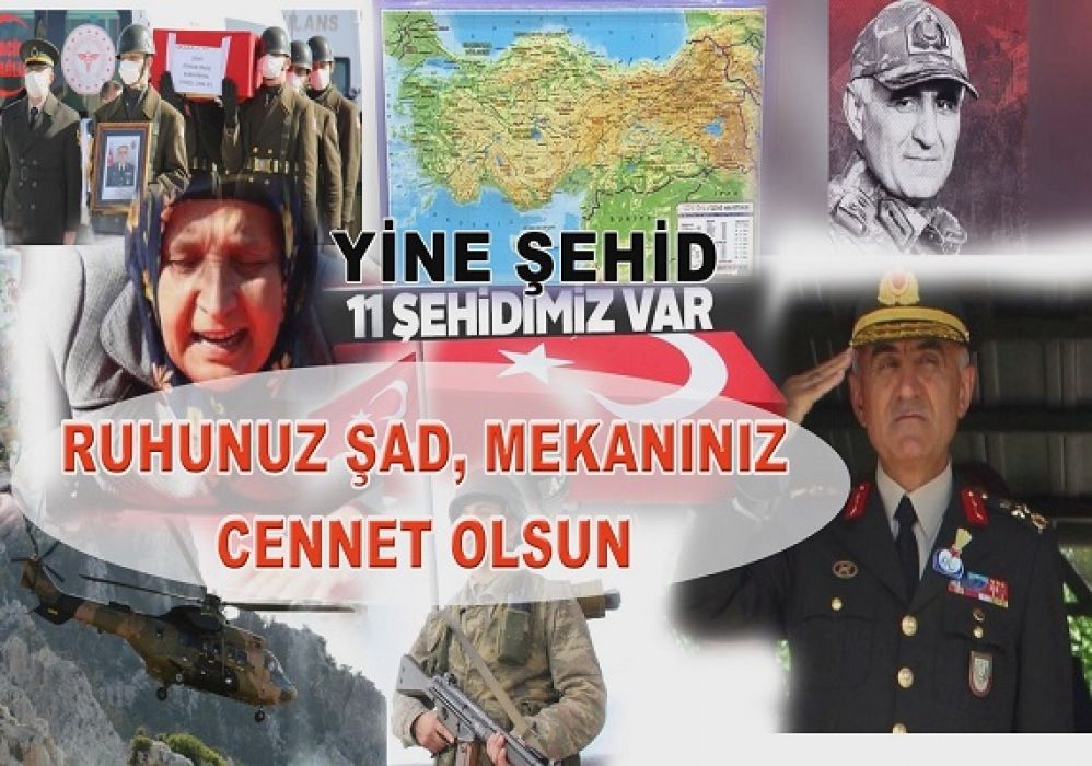 Şehitlerimiz göz yaşları içinde ebediyete uğurlandı